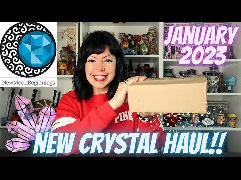 NEW CRYSTAL HAUL! | NewMoonBeginnings | January 2023💎
