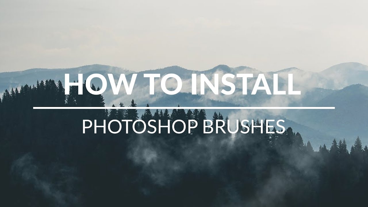 How to Install and Use Photoshop Brushes - video 5