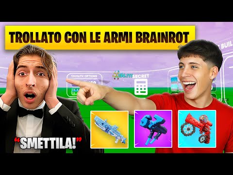 I TROLLED MY HATER WITH BRAINROT WEAPONS IN MY NEW MAP AND HE GOES CRAZY! 🤣