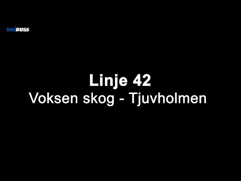 Linje 42 Voksen skog - Tjuvholmen