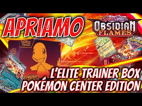 APRIAMO insieme il SET ALLENATORE FUORICLASSE di OSSIDIANA INFUOCATA (POKÉMON CENTER) ⭐️
