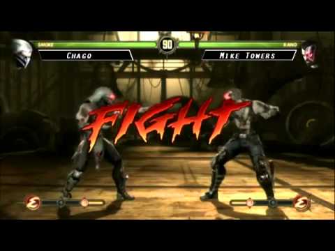 FFA MK9 Tournament (6-5-11) M16 Chago [Smoke] vs Mike Towers [Kano] {LF}