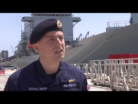 The RN's largest Ocean survey vessel is in Gibraltar
