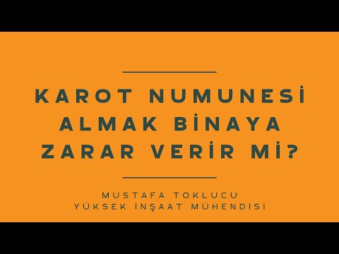 Karot Numunesi Almak Binaya Zarar Verir Mi?