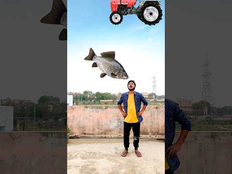 Biscuit, fish, dairy milk, icecream vs Red chilli Pacman - Funny vfx magic