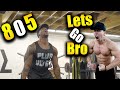 TB Deadlifts 805 LB & 500 LB Bench With Gokuflex