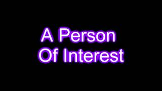 Rebecca Black - Person of Interest [POI] - Lyrics