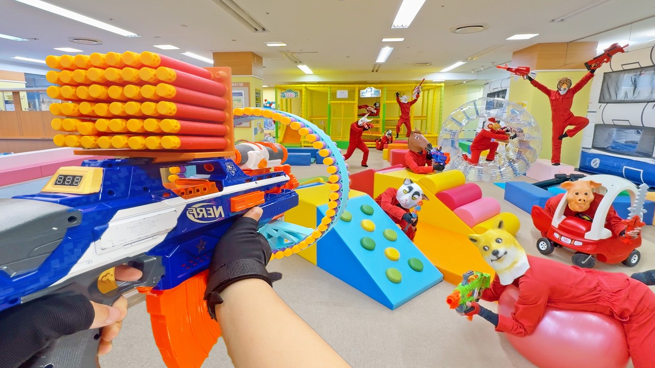 Nerf War | Amusement Park Battle Collection 19 (Nerf First Person Shooter)