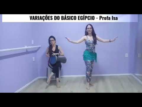 VARIAÇÃO DO PASSO BÁSICO EGÍPCIO NO RITMO ÁRABE- DICA DANÇA DO VENTRE - Carol e Isa