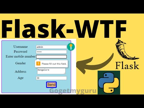 Python Flask Tutorial For Beginners Flask Wtf