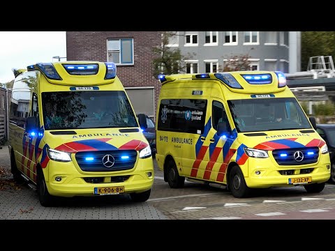 A1, Otaris S Ambulances 04-170 & 04-173 Deventer naar meldingen