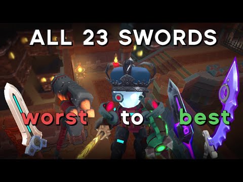 Ranking All 23 Swords in Spiral Knights From Worst to Best