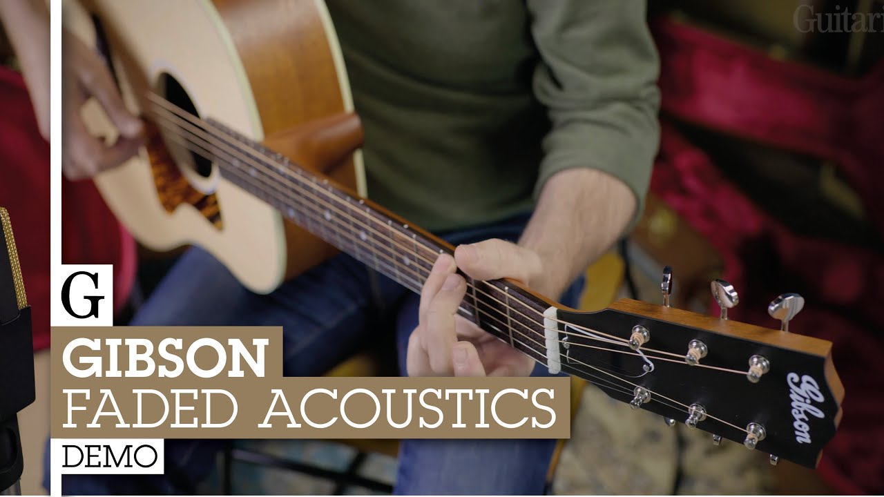 Gibson J-45 50s Faded, J-35 30s Faded and Hummingbird Faded Gibson J-45 50s Faded, J-35 30s Faded and Hummingbird Faded