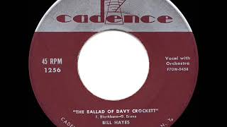 1955 HITS ARCHIVE: Ballad Of Davy Crockett - Bill Hayes (his original #1 version)