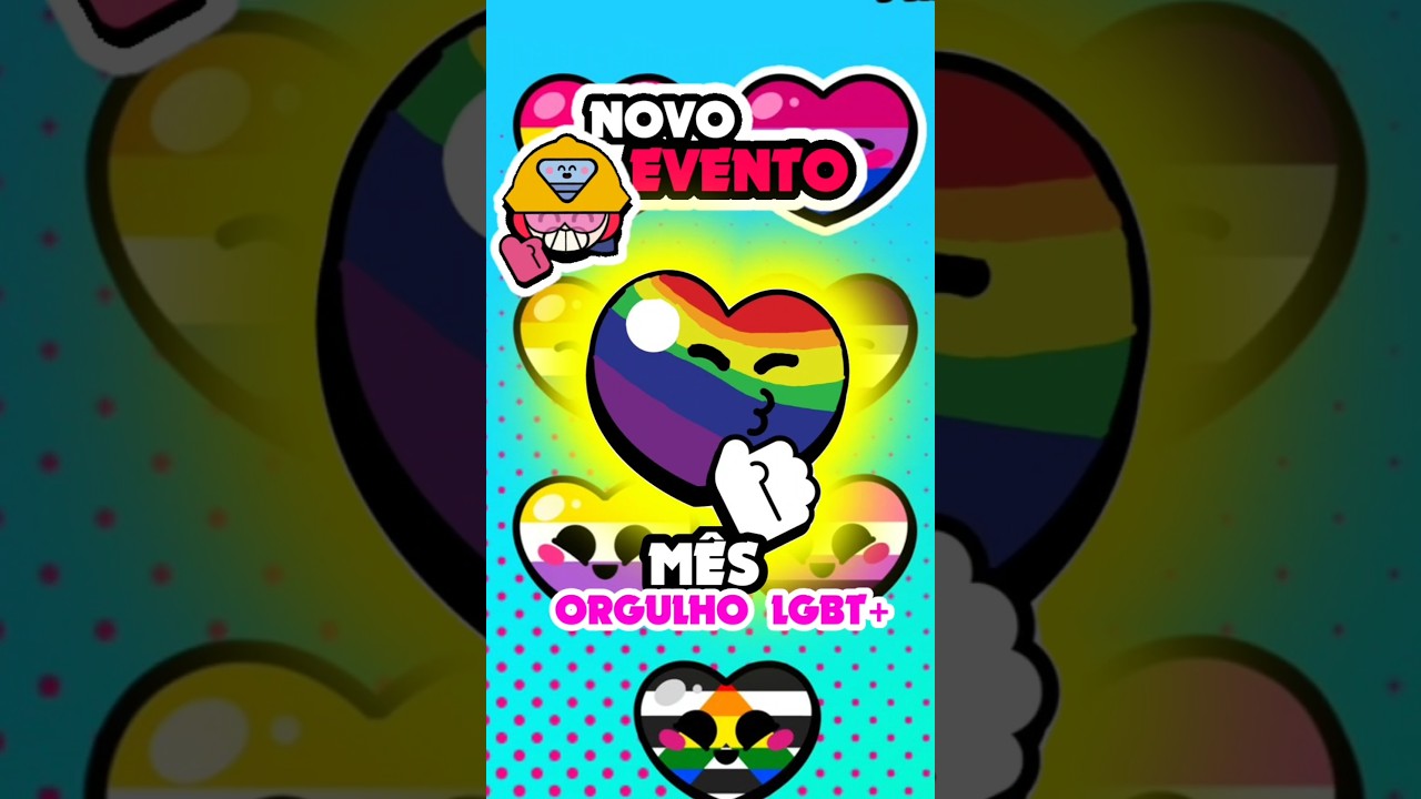 NOVO EVENTO do ORGULHO LGBT CHEGANDO no BRAWL! #short #shorts #brawlstars #brawl #evento #humor