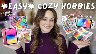 cozy hobbies to help you de-stress in 2025! ✨ | no skills required, budget-friendly 💕
