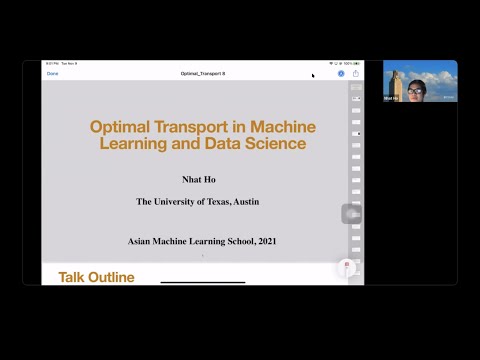 OAMLS -- Optimal Transport in Machine Learning and Data Science -- Nhat Ho
