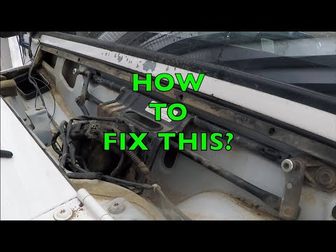 How to fix a windshield wiper motor Jeep Wrangler Tj