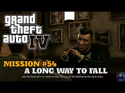 GTA IV(XBOX 360) MISSION#54 A LONG WAY TO FALL