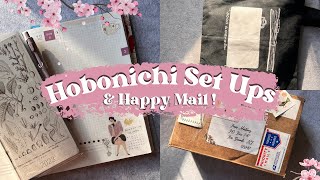 Happy Mail + Weeks Set Up & Hobonichi Cousin Set up for the week