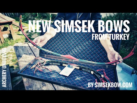 Unboxing of the new Simsek Bows from Turkey by Simsekbow.com