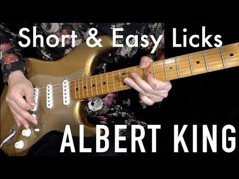 Blues Guitar Lesson: "Albert King" Blues Licks in C♯ | #149