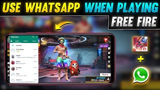 How to use whatsapp when playing free fire  Free f