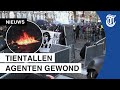 Betogers en politie met elkaar op de vuist in Parijs