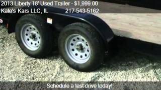 2013 Liberty 18' Used Trailer  - for sale in Arthur, IL 6191