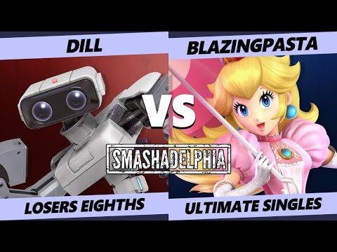 Smashadelphia 2019 SSBU - Ho3K | Dill (ROB) Vs BlazingPasta (Peach) Smash Ultimate Tournament L 8ths