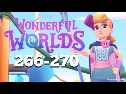 Disney Wonderful Worlds - Unlocking Bo Peep! All Lands Complete! Toy Story Land! Levels 266-270