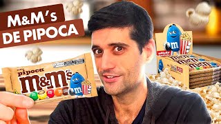 Provei o NOVO M&M's sabor PIPOCA