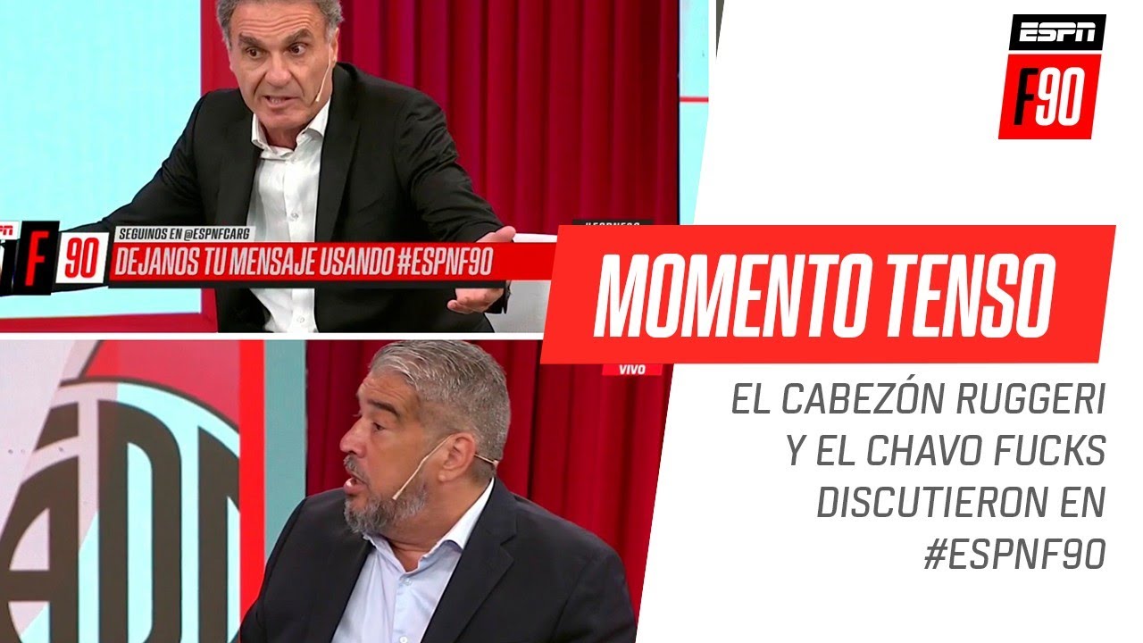¡Se puso picante! El Cabezón #Ruggeri y el Chavo #Fucks se trenzaron tras las palabras de #Gallardo