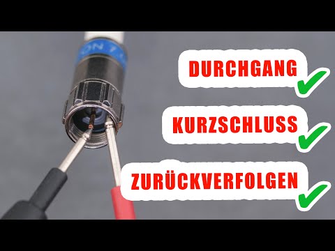 Check coaxial cable with a multimeter (also in existing equipment) | including a trick to identif...