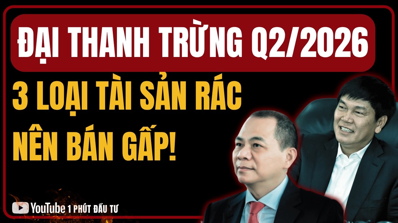 ĐẠI THANH TRỪNG QUÝ2/2026: 3 Tài Sản Phải "Bán Tháo" Gấp Trước Khi Trở Thành Rác|Bài Học Đầu Tư