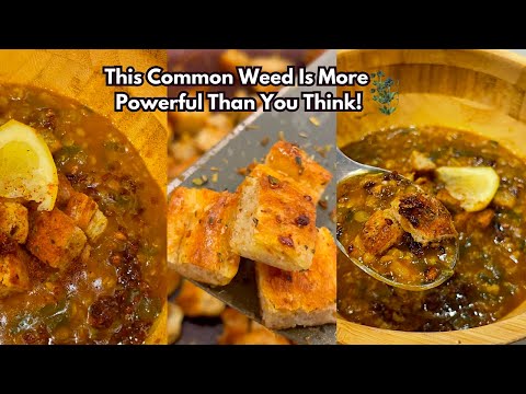 Yes, You Can Eat This Common Weed🌱 #trendingvideo #viralvideos #trendingnow #viraltiktok #vegan