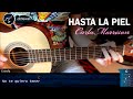 Como tocar Hasta la Piel de CARLA MORRISON | Acordes Guitarra Acustica Christianvib