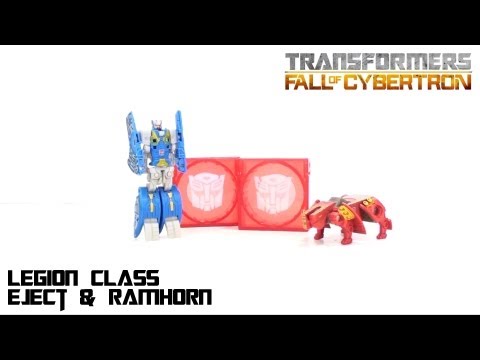 Video Review of the Transformers Fall of Cybertron: Eject and Ramhorn
