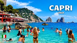 Capri & Anacapri 4K Walk 🇮🇹 Italy's Most Beautiful Island | Monte Solaro & Marin