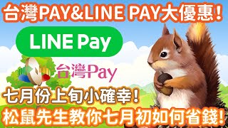 [情報] 台灣Pay&Line Pay七月份優惠整理