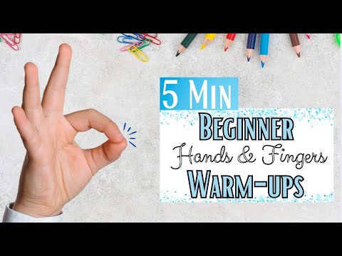 Guided Routine Wrists, Hands & Fingers Handwriting Warm-Up Exercise for kindergarten l Improve Grasp
