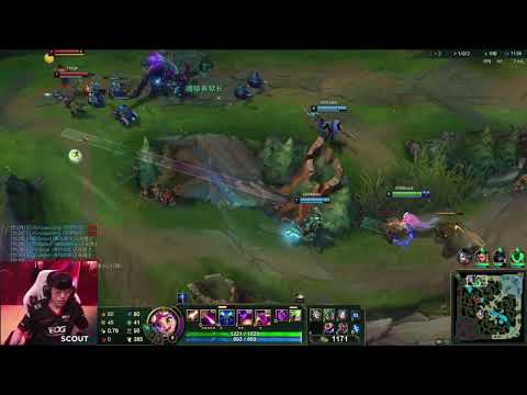 Scout Zoe POV vs Captain Galio ~ EDG vs TT ~ LPL Spring 2022 ~ Game 1