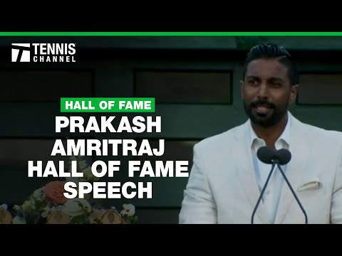 Prakash Amritraj Introduces Father Vijay Amritraj at 2024 Hall of Fame Ceremony | Tennis Channel