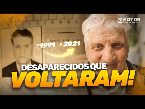Pessoas DESAPARECIDAS que foram ENCONTRADAS anos depois