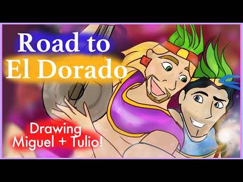 Drawing the Road to El Dorado's MIGUEL y TULIO!!