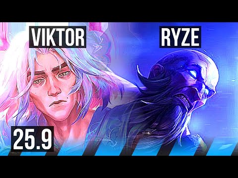 VIKTOR vs RYZE (MID) | 7/2/11 | NA Master | 25.9