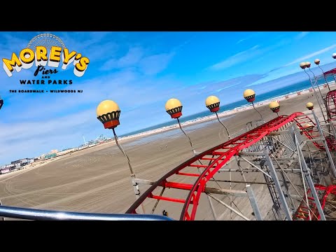 Front row point of view footage of Rollies Coaster