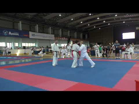 KWU World Cup 2019, U21 Final -55 Ekaterina Yushkevich (Belarus) - Guldana Ospanova (Kaz, aka)