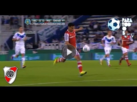 Las chances de Teo. Vélez 0 - River 0. Fecha 15. Torneo Inicial 2013. Fútbol Para Todos