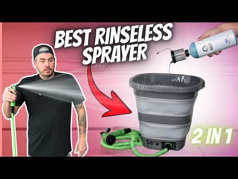 BEST SPRAYER FOR RINSELESS WASH? 2in1 Bucket Sprayer with Quivr Indo